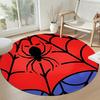 Spider Round Carpet Suitable for Outdoor Decorate Room Dormitory Study Room Anti-slip Round Rug Anime Office Decor Spiritual Gift