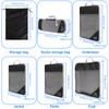 6PCS/Set Compressed Packing Cubes Travel Storage Organizer Set Nylon Luggage Suitcase Organizer Bags Space Saving Packing Cubes
