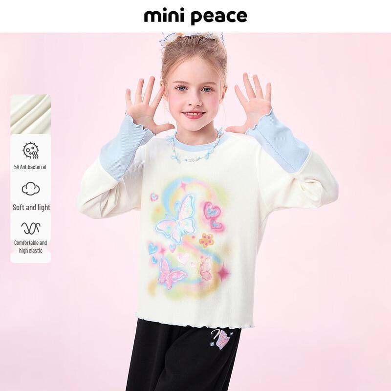 MiniPeace Girls Long Sleeve T-Shirt 110