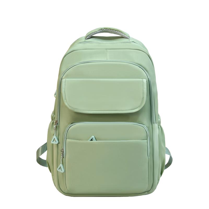 Женский туристический рюкзак Студенческая школьная сумка Мужской рюкзак большой емкости зелёный