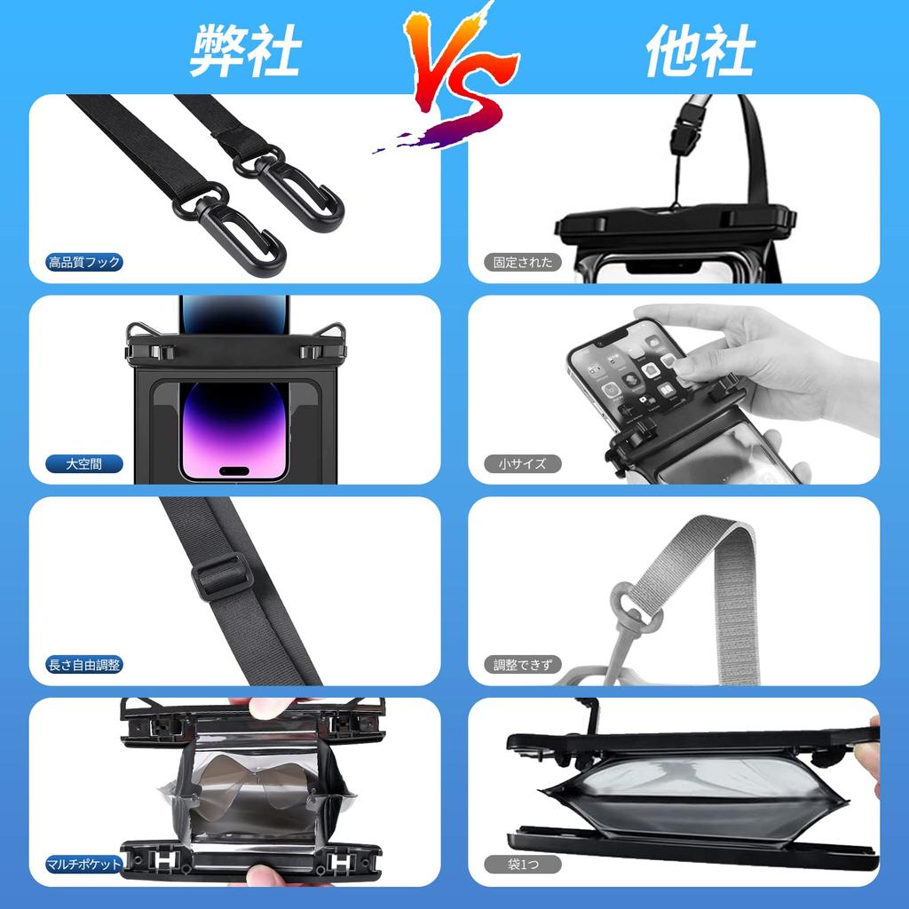 of Large Waterproof Smartphone Large LILIYYA iPhone Waterproof Fully Waterproof for the Underwater Face Touch Waterproof Phone Neck or Crossbody