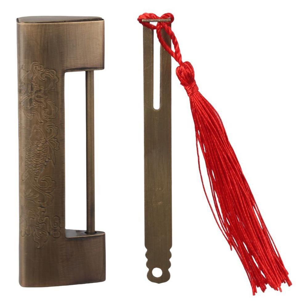 

Spacing 6cm Padlock with Key Old Chinese Lock for Door Cabinet Jewelry Box Gift Box