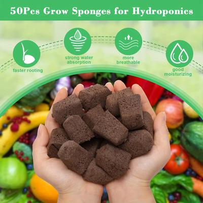 AeroGarden Compatible Cuttage Growth Stones Hydroponic Planting Medium Seedling Planting Box Supplement for Garden Care
