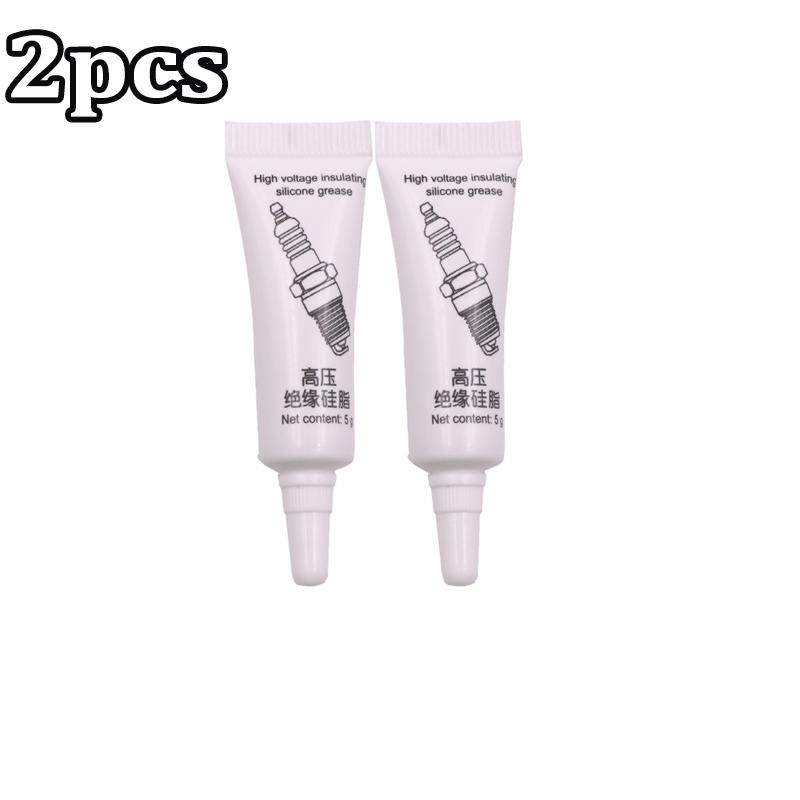 3pcs Car Spark Plug Insulating Grease High Voltage Insulating Ignition Coil Silicone Grease Temperature Corrosion Resistance