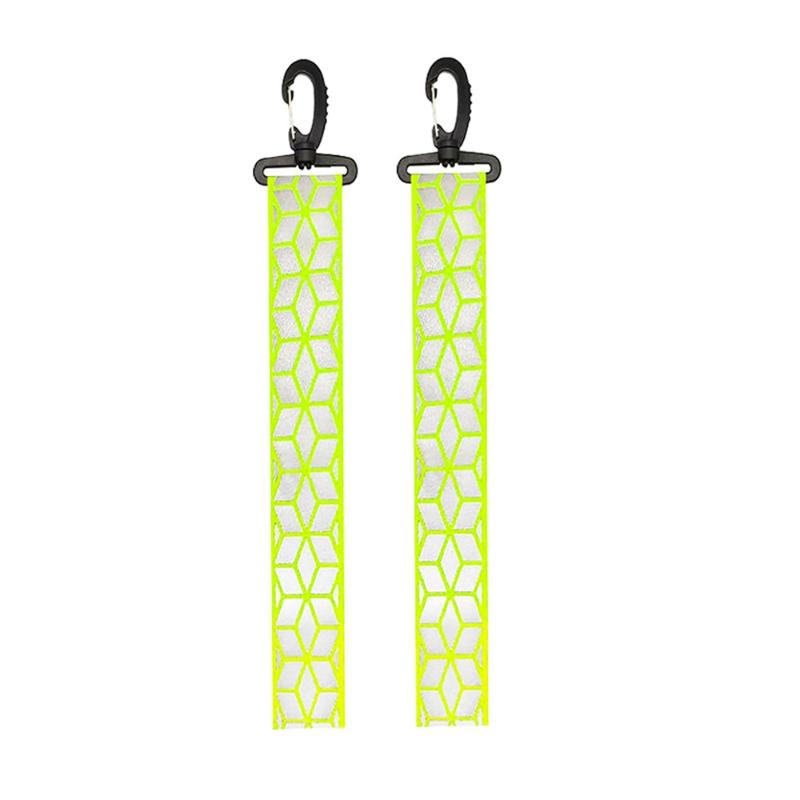 1/2/3 st Reflekterande Remmar Hänge Nyckelring För Utomhus Camping Löpning Cykling Ryggsäck Säkerhet Lättviktiga Ljusa Nyckelringar