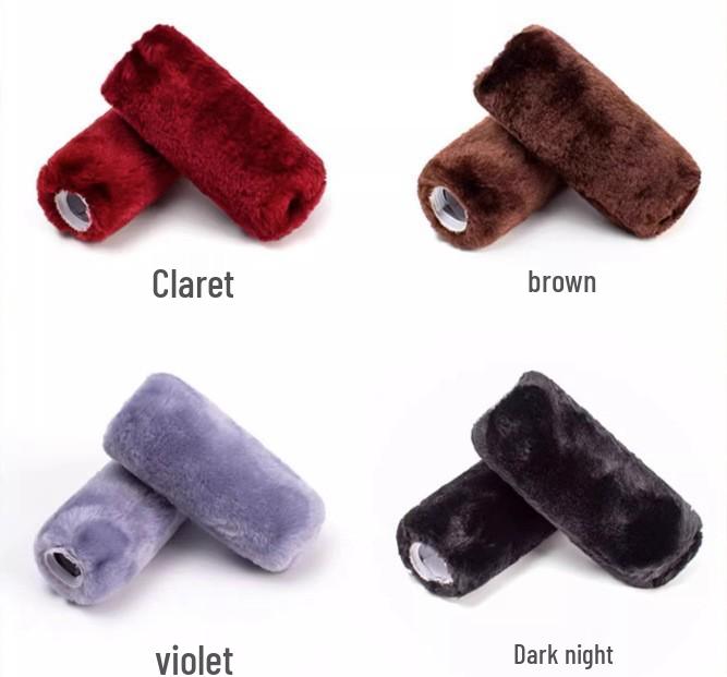 

Newcomer Discount: Electric Bicycle/Tricycle Plush Handlebar Cover One Size Random Color [1 piece]