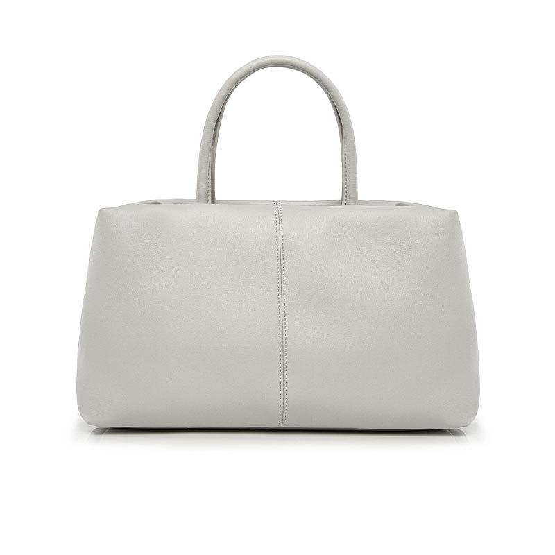 Fashionable Soft Leather Handbag, Simple Large-capacity Commuter Tote Bag, Cloud Bag