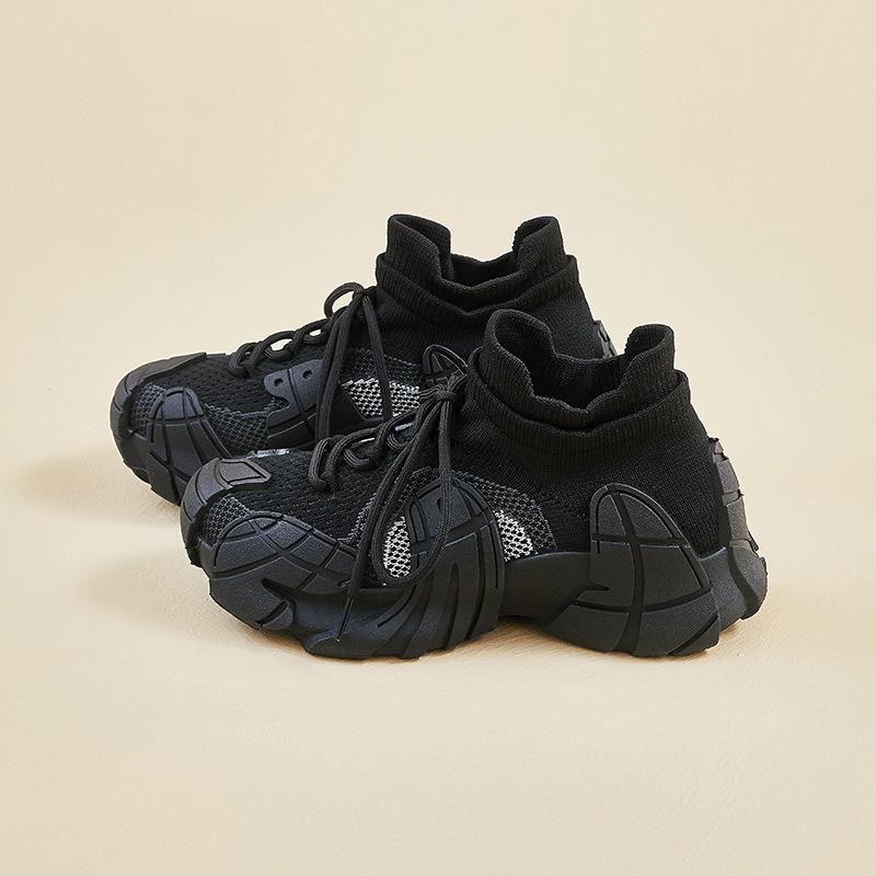 INS Korean Style Flyknit Shoes for Women, New Spring Style, Student Sneakers, Running Shoes, Casual Street Shoes