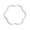 Fashion Hollow Flower Pendant Jewelry Making Irregular Flower Bead Earring Dangle Pendant 3D Flower Charm Party Favor