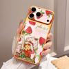 Animated S-Strawberry S-Shortcake For IPhone 17 Pro 17 Pro Max Rear Skin Wrap Decal Protective Sticker