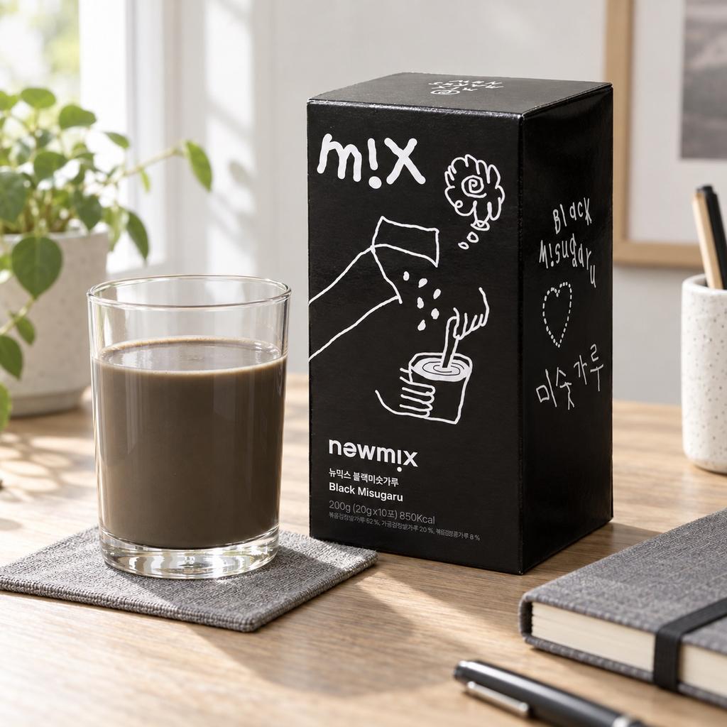 Newmix Black Grain Drink 10 Sticks 200g