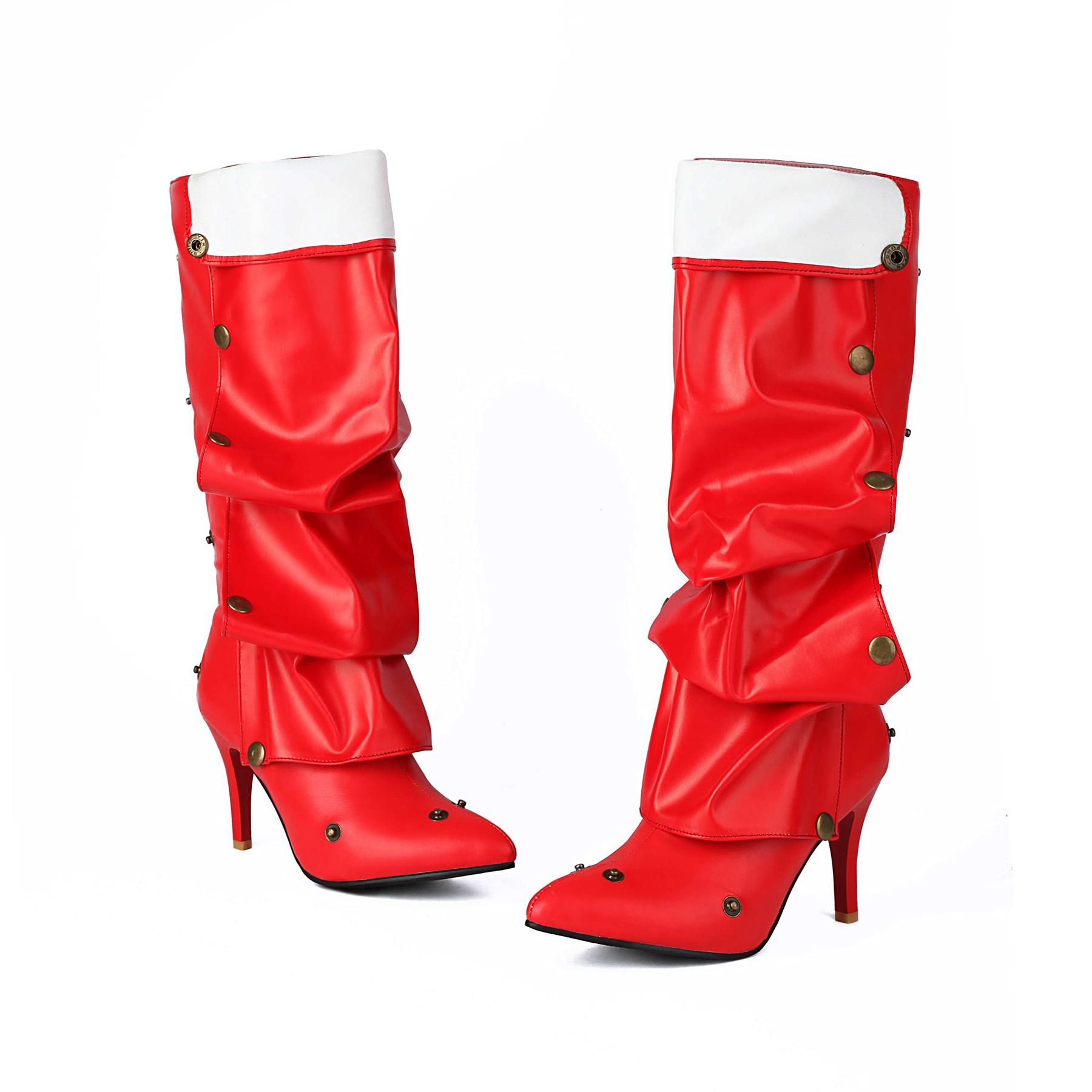 lenkisen ПУ осенне-зимние туфли с острым носком на шпильках — фото 7