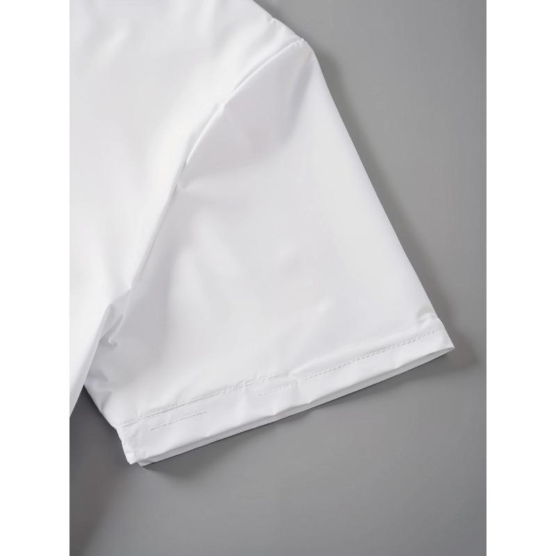 European Sizes Men's Printed Short-sleeve T-shirt, Breathable Summer Half-sleeve Top. Stylish and Casual