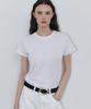 Lady Volume Soft Washed T-Shirt (White)