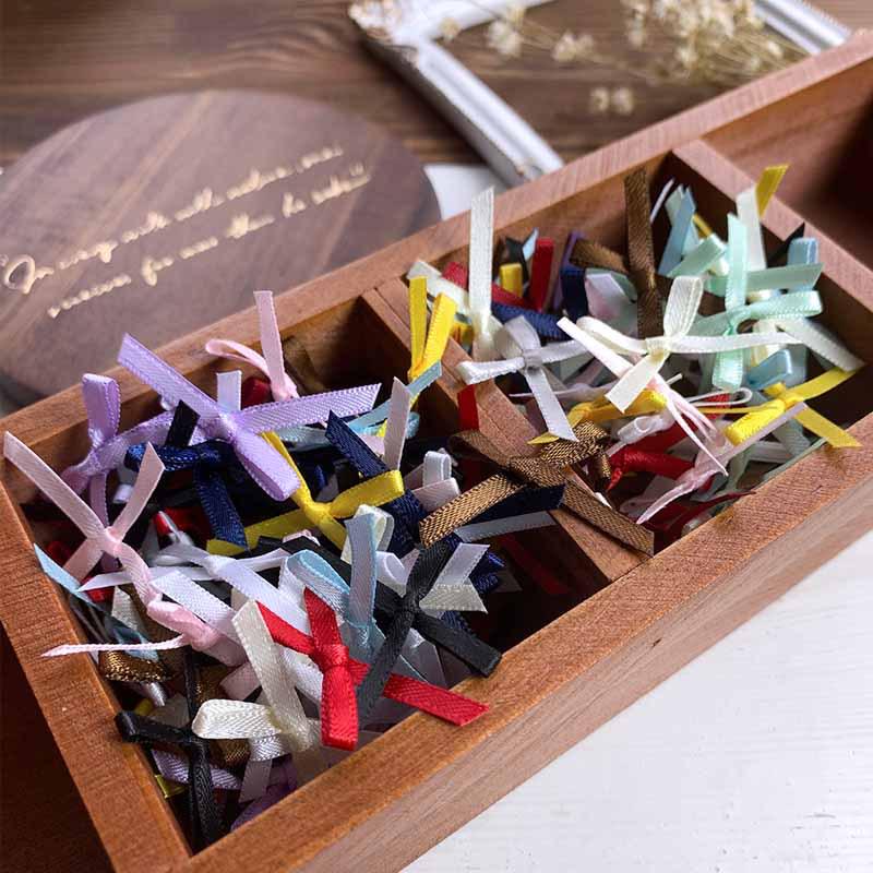 Adorno de Encaje con Lazos de Cinta de 0,3 cm para Accesorios de Ropa Lolita