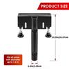 High Strength Quick Install Truck Flag Poles Bracket Secure Hold for Most Pickup Bed Support Flagpoles Up to 1.2 Inches