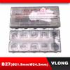 50PCS B27 Size 1.500mm-1.720mm Washer Injection Shim Kits B27 Injector Repair Shim Set B27 For  Injector Adjustment Gaskets