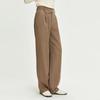 Tatu Women's Loose Wool-Blend Wide-Leg Casual Pants