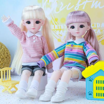 Exquisite 30cm Puppe Dress-up Set Geschenk Box Mädchen Spielen Haus Spielzeug