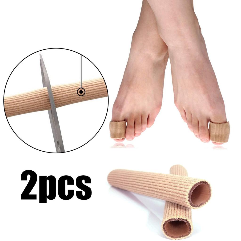 2PCS Fiber Gel Finger And Toe Protector To Avoid Crushing Feet,Can Be