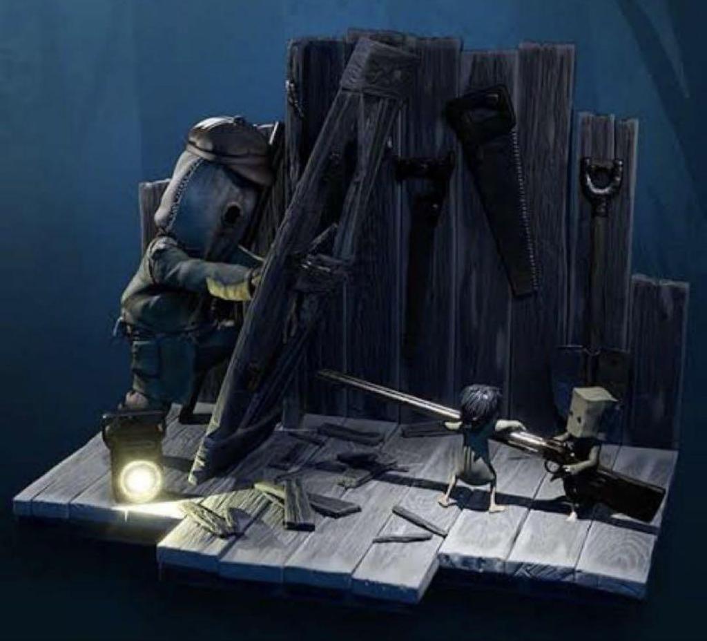 [USED] Little Nightmares 2 Hunter Diorama Figure (Limited To 1999 Units)