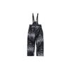 Li Ning CF Wu Xing Series Show Style Polyester Straight Leg Reflective Loose Overalls Unisex Overalls Black Gray AYKR991-3
