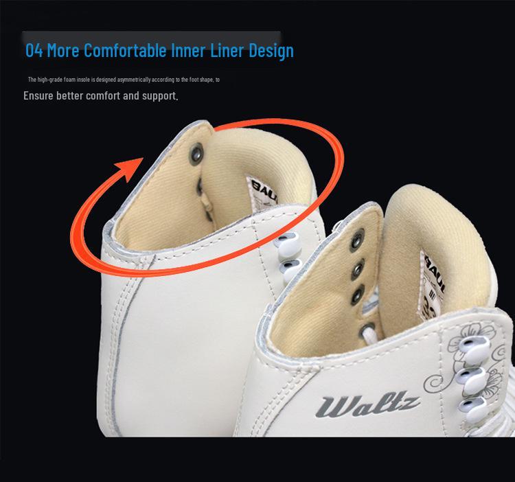 Pattini da Ghiaccio Baidu per Donne, Uomini e Bambini - Scarpe da Pattinaggio Artistico per Principianti e Adulti