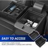 2PCS Center Console Organizer Compatible With -2025 Ford Maverick Storage Box Armrest Tray Replacement For 22-25 Maverick Accessories(ABS Center
