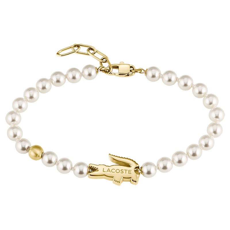 LACOSTE Bracelets Women's Gold/White 2040430