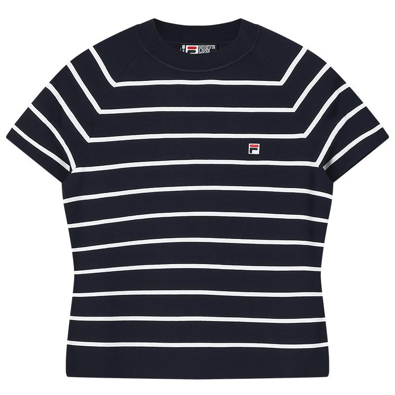 FILA Women s Striped Knit T-Shirt L