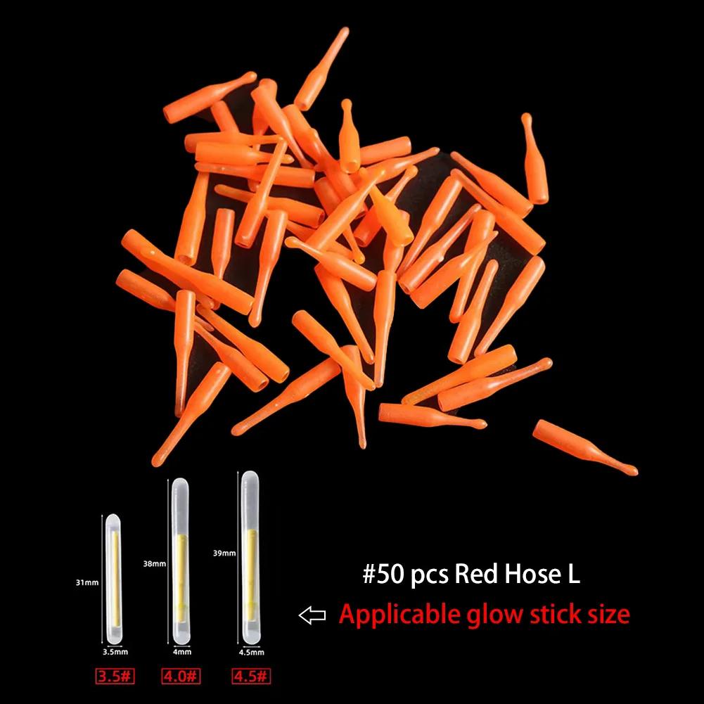 50PCS/lot 2.2-4.5mm S L Light Night Fishing Float Rod Lights Dark Glow Stick Useful Fishing Fluorescent Lightstick