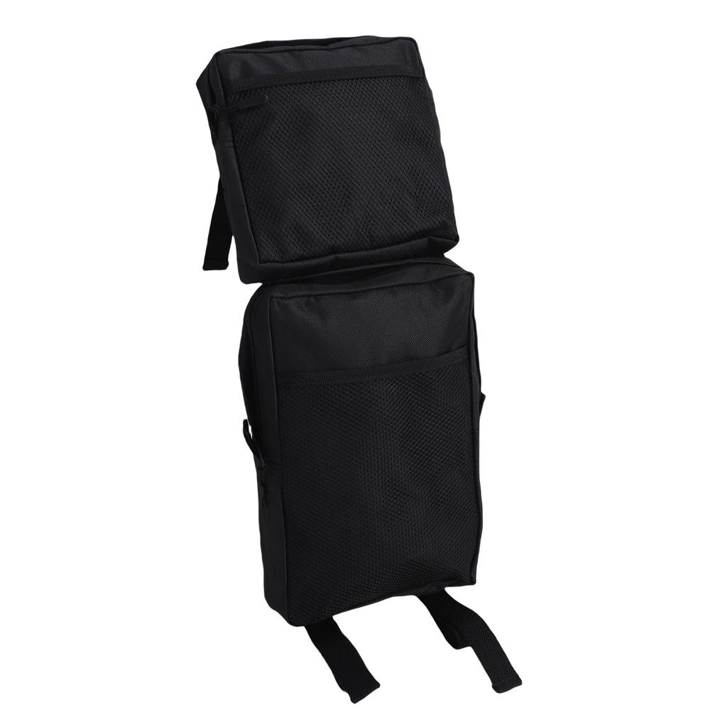2PCS ATV Side Bags Left Right Saddlebags Tank Top Storage Pocket for UTV Snowmobile Motorcycle Black