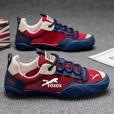 2025 Sommer Herrenschuhe atmungsaktiv neuer vielseitiger Trend Mesh Freizeitschuhe Mode weiche Sohle Slipper Herrenschuhe