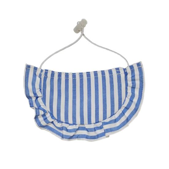 Haustierhalsband, modisch, gestreift, für Haustiere, Lätzchen, Schal, verstellbar, bequem, für Hunde und Katzen, Speicheltuch, Heimtierbedarf