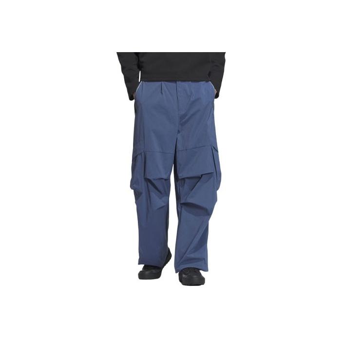 

Adidas Штаны Fustl, однотонные, свободные, трикотажные, спортивные, мужские, серо-синие IY8030 L