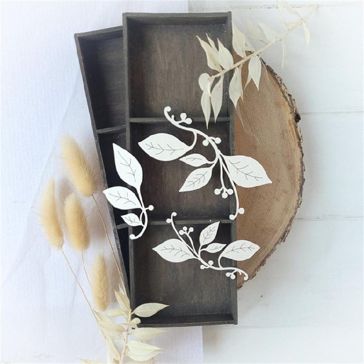 Leaves Cutting Dies Embossing Stencils  for Photo Journal Scrapbooking Card Decorations Carbon Steel Die Cuts