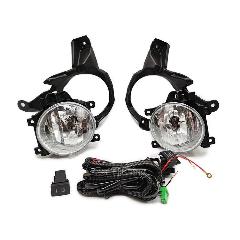 LED Fog light For Toyota RAV4 2013 2014 2015 headlight fog lamp cable Switch Grille cover halogen foglights frame
