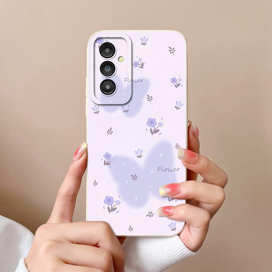 For Samsung A15 A14 Phone Case Hawaii Vacation Style Back Cover Liquid Silicone Camera Protector For Samsung A 15 Carcasa Capa