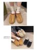 2024 Women's Fleece-Lined Cotton Shoes: Thick-Soled, Comfortable, Home & Outdoor Winter Footwear