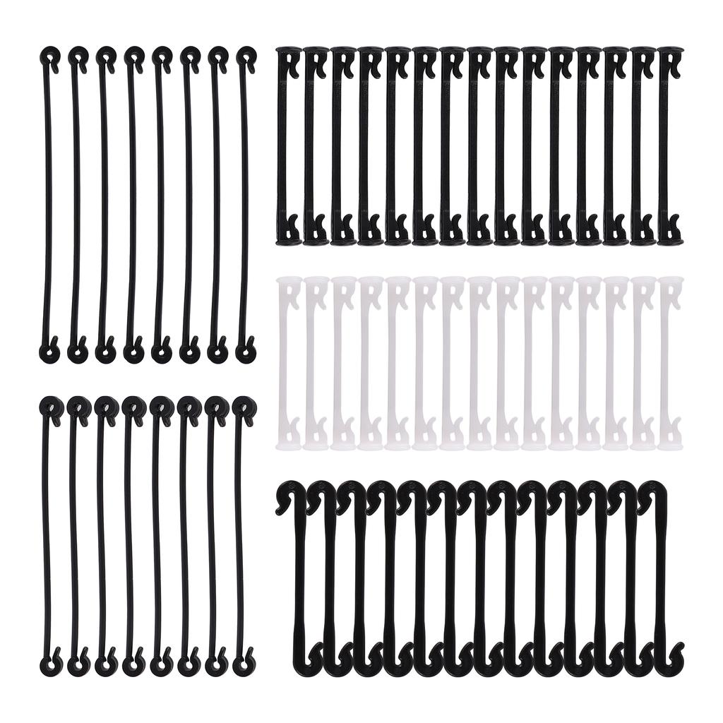 100 Stück Pflanzenranken-Befestigungsclip Fixierclip Gartenpflanzen-Stützclip Kletterranken Klebende Wandklemme Pflanzenclip
