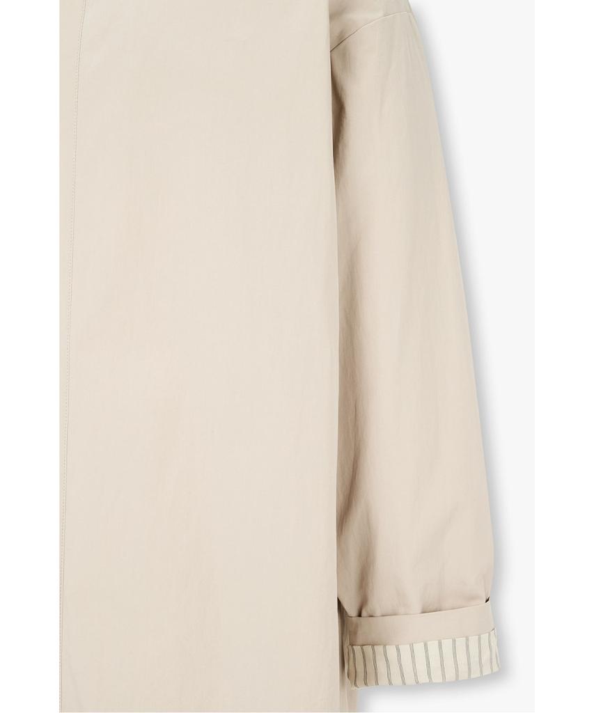 Man On The Boon Hidden Button-Up Paper Yarn Coat_Beige 4716109002