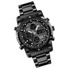 SKEMI 1389 Quartz Man Watch Unique Fashion Sport Casual Brand Quartz Clock Double Movement Stainless Steel Strap Waterproof Wrist Watch Relogio Mascul