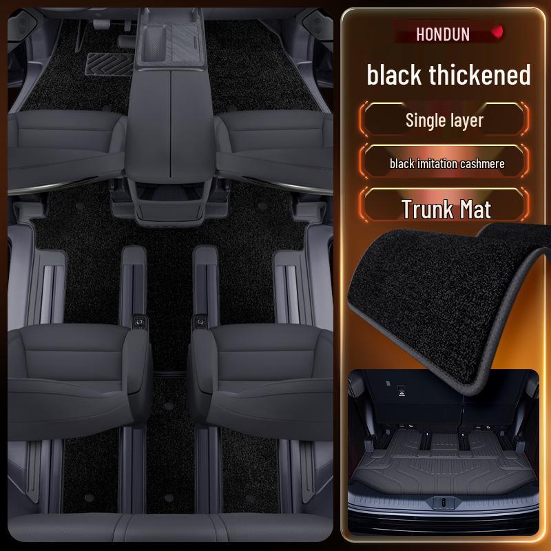 Compatible Carpet Mats for WEY Gaoshan 7-Seater TPE2025 Interior Modification