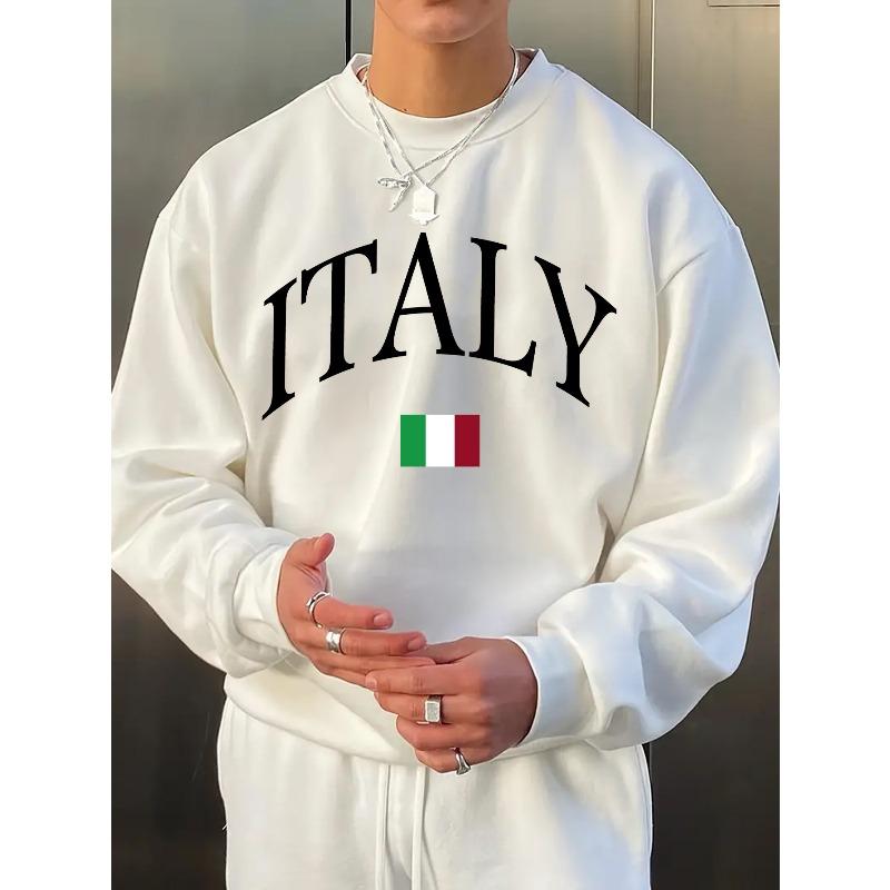Men's Easy And Stylish Design Featuring Italian Patterns, Suitable for Teams, Casual Wear, And Perfect for Travel, Vacations, Outdoor Camping