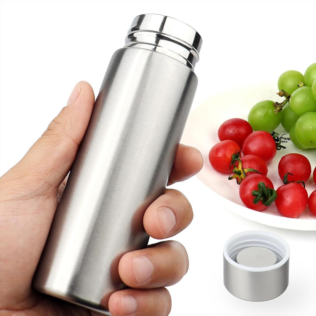 Small Water Bottle Stainless Steel Mini Slim Flask Vacuum Insulated Reusable Leak Proof Hydroflask Thermos 130ml