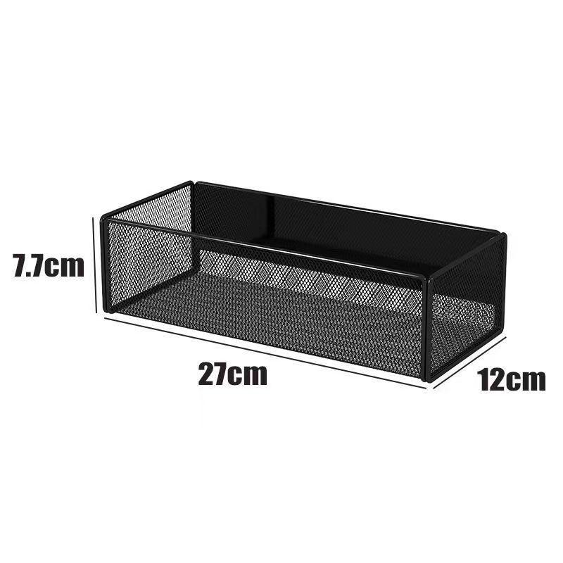 Heavy Duty Metal Magnetic Refrigerator Storage Rack Large Capacity Space Saving Organizer for Pantry Snacks