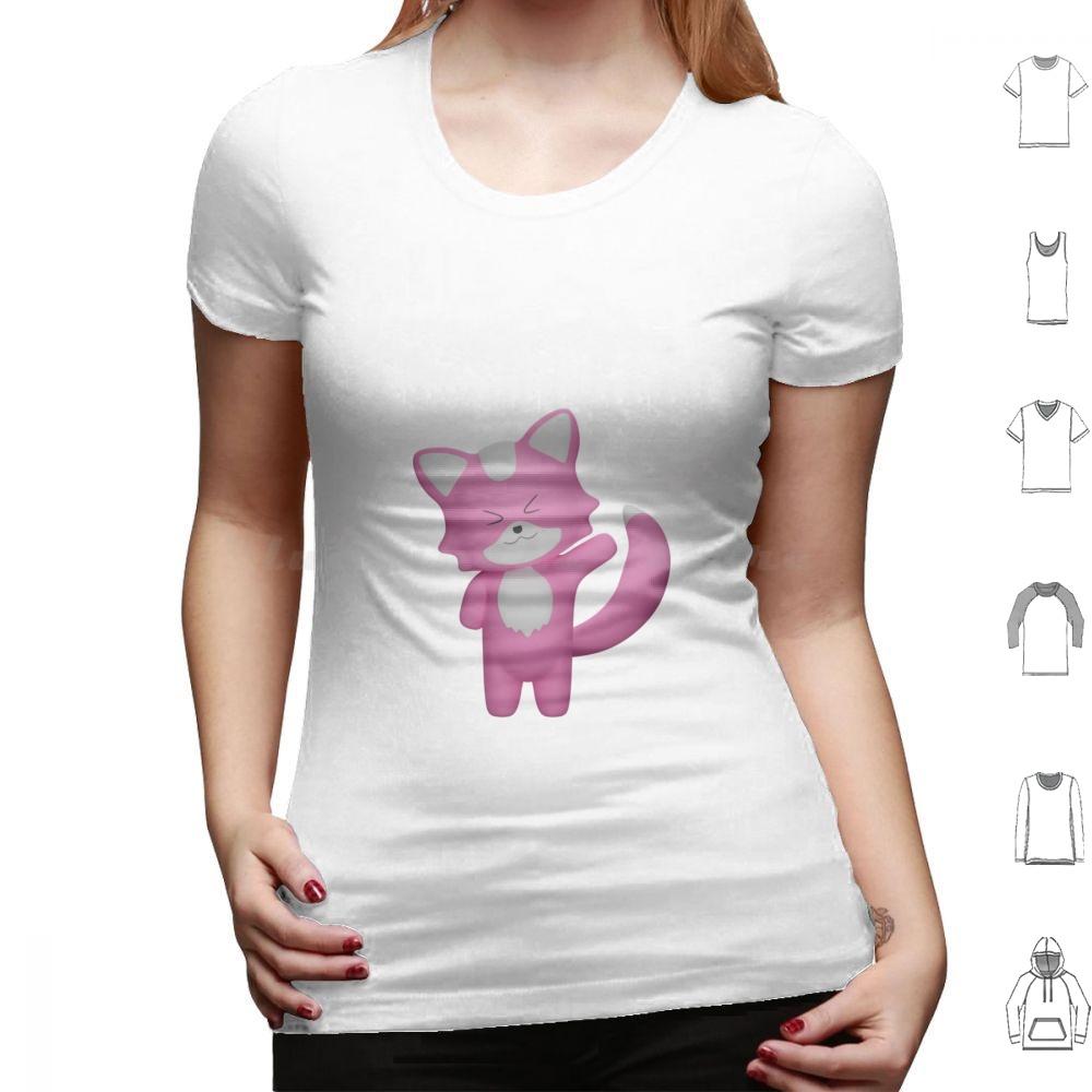 Hi  My Name Is Patricio T Shirt Cotton Men Women DIY Print Fox Animal Cute Funny Animals Pink Aesthetic Cat Kitten Kawaii