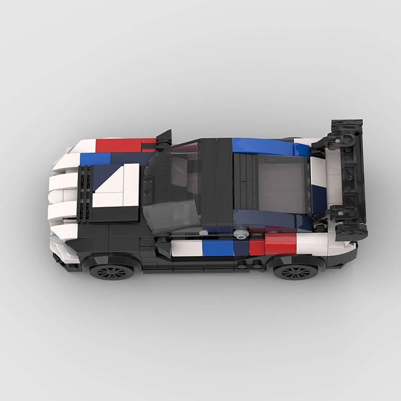 Racer Cars City Sports Vehicle Building Blocks Bricks Ideas Collection Toy Technique MOC M4 GT4 G82 STEM DIY Model Kit 3D Interlocking Educational