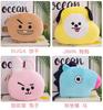 Almofada de conforto de pelúcia BTS BT21 Decoração de casa Kpop
