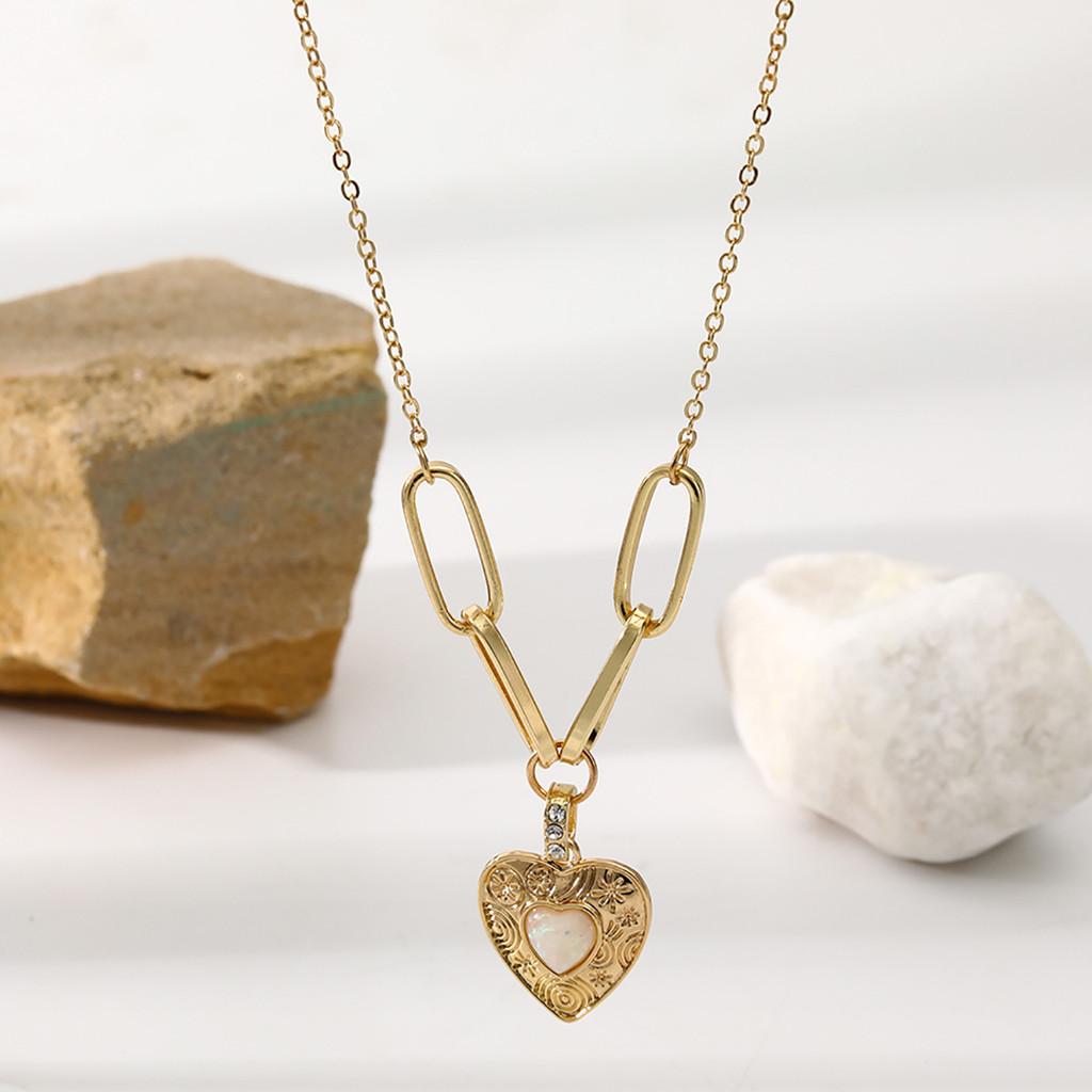 Trendy Multi-layer Heart Shaped Necklace For Women Elegant Fashion Jewelry Accessory XH1530